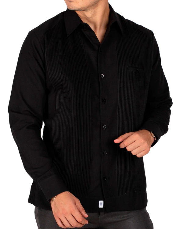 Guayabera Presidencial De Lino Mod. Cuncunul