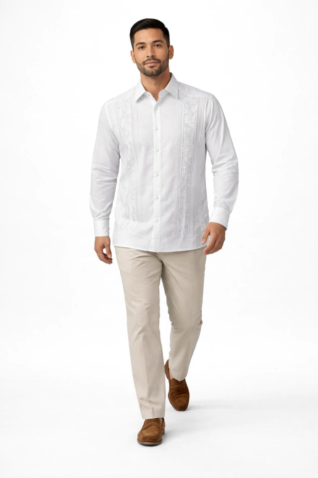 Guayabera Yucateca bordado mod Tetiz