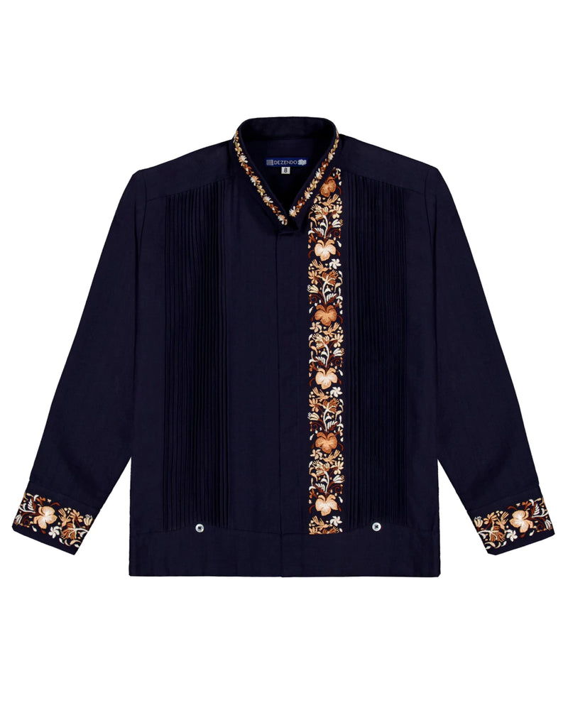 Hummingbird Kids Style Guayabera for Children