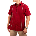 Guayabera Yucateca De Lino Para Hombre Mod. Celestun Mc