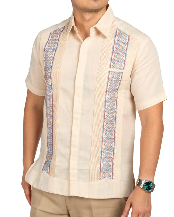 Guayabera Yucateca Bordada Mod Sucilá