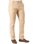 Pantalón Corte Recto 100% Lino Caqui ideal para guayabera