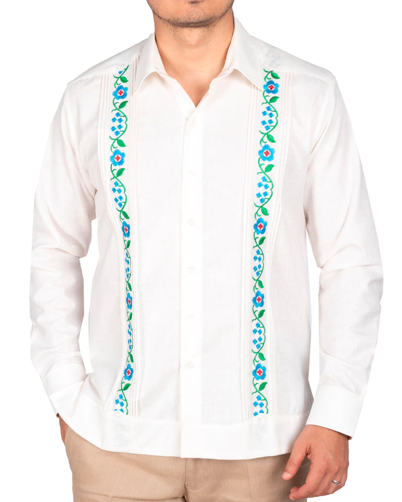 Guayabera Yucateca Camisa Peto Para Hombre Dezendo