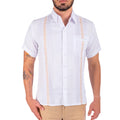 Guayabera mod. Calotmul tacto seda