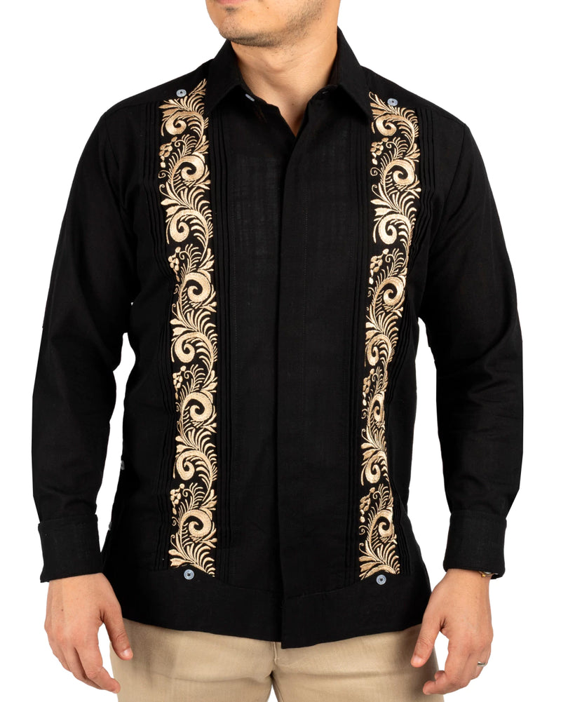 Embroidered Yucatecan Guayabera Maní Model