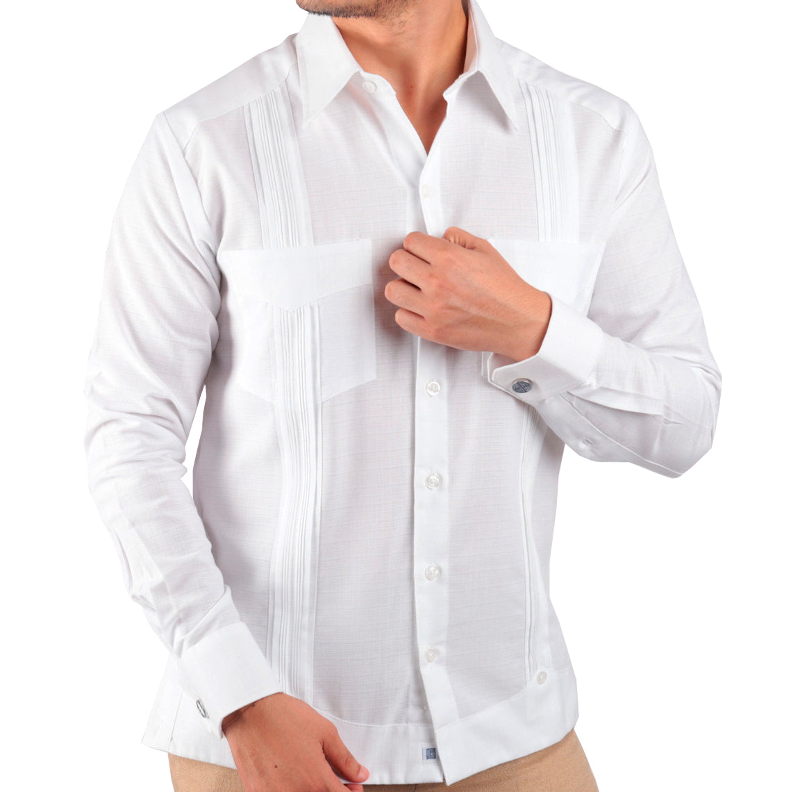 Guayabera Diplomática De Lino Mod Abala
