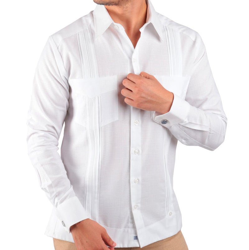 Guayabera Diplomática De Lino Mod Abala