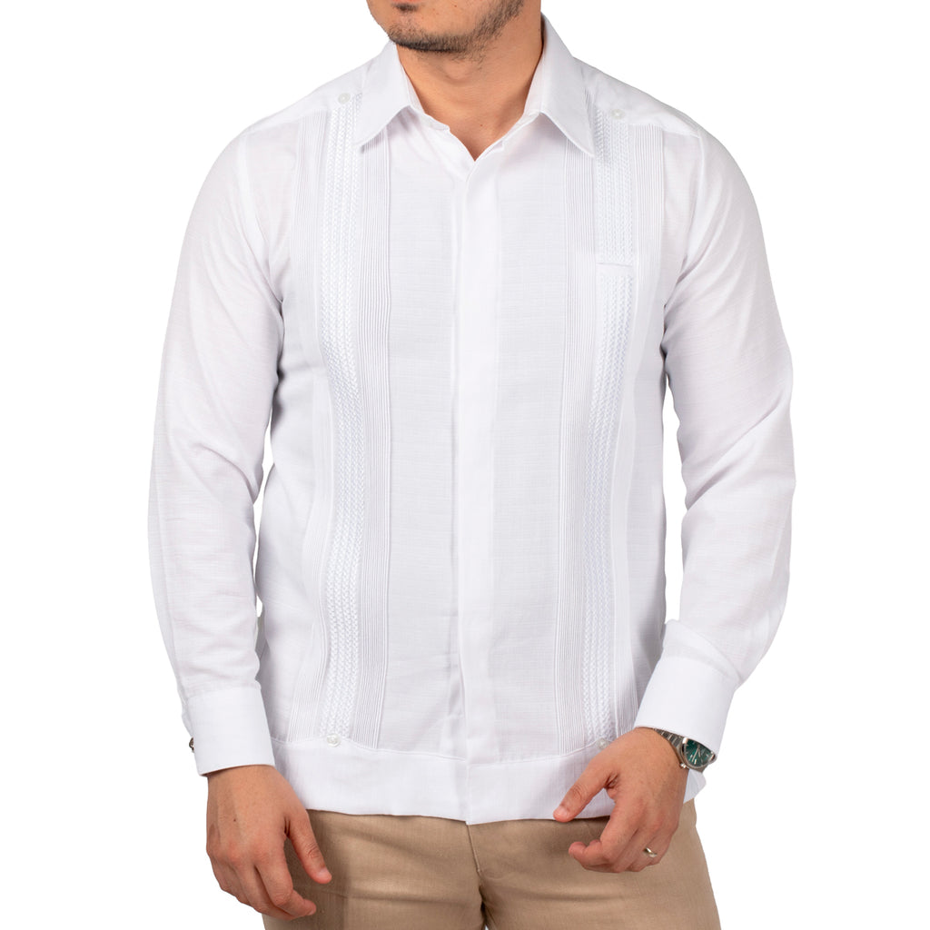 Guayabera Yucateca Mod Seyé manga larga