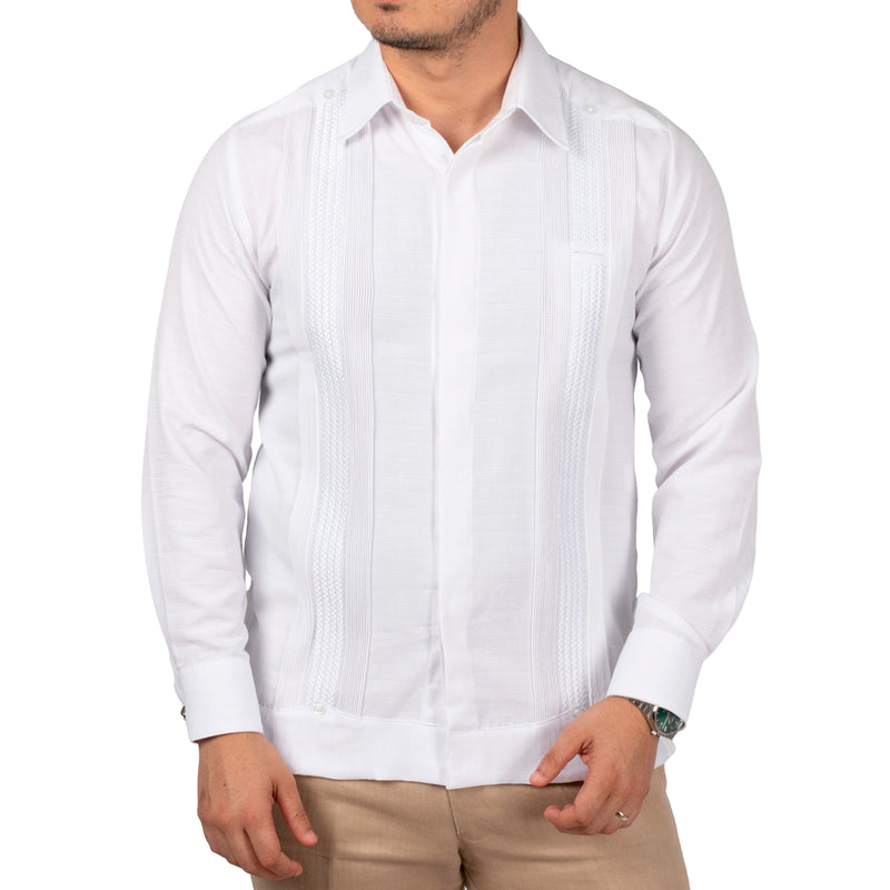 Guayabera Yucateca Mod Seyé manga larga