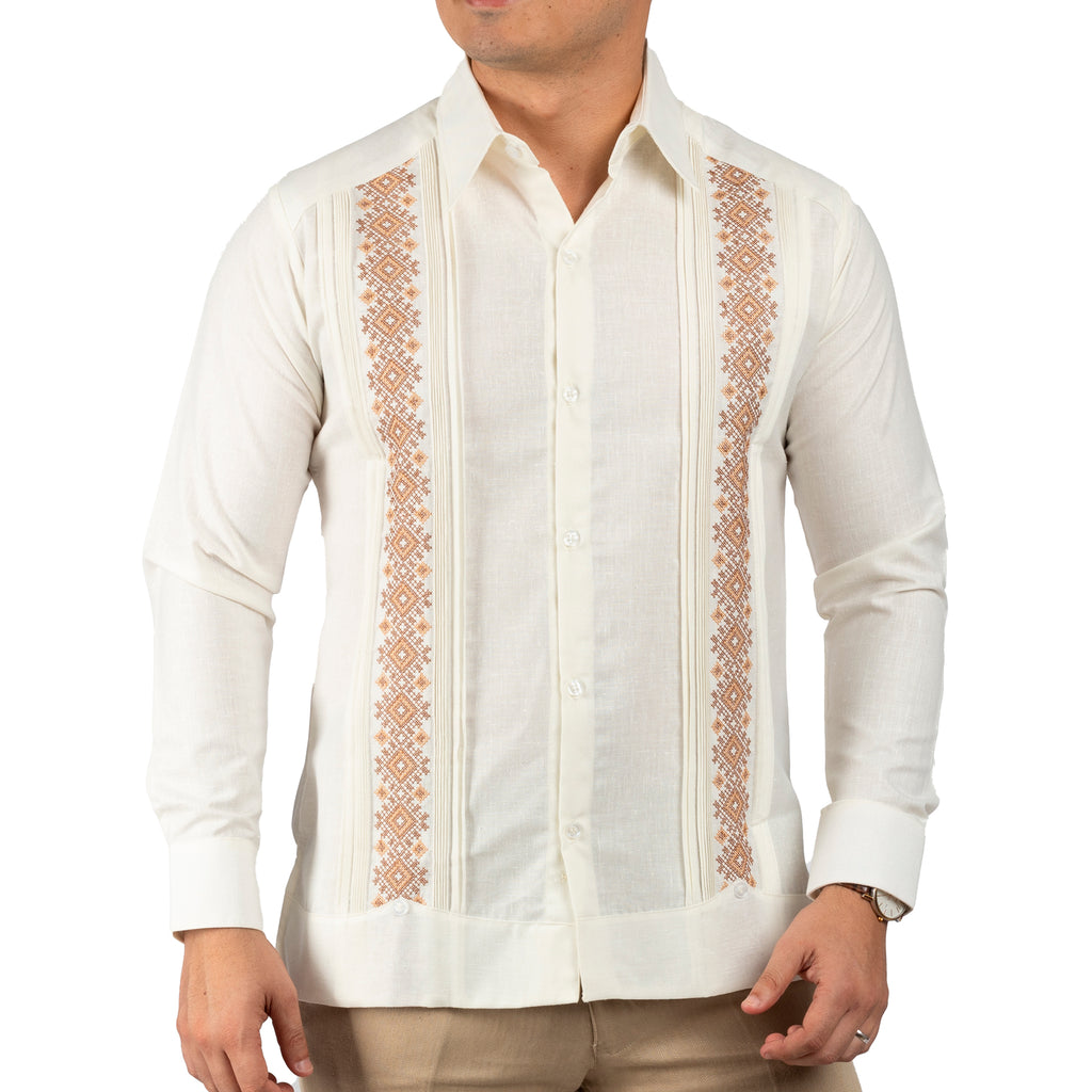 Hand-Embroidered Guayabera Suma Model