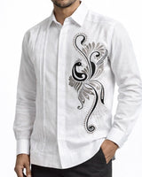 Guayabera Yucateca bordado mod Cisne