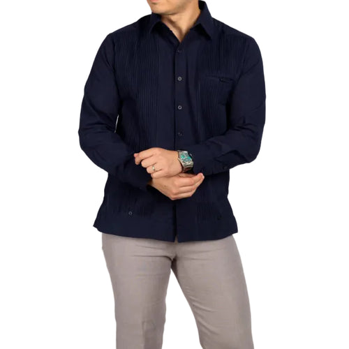 Guayabera Presidencial De Lino Mod. Cuncunul