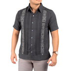 Men's Embroidered Yucatecan Guayabera, Sotuta Model