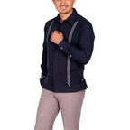 Yucatecan Guayabera with Cross-Stitch Embroidery, Colotmul Model