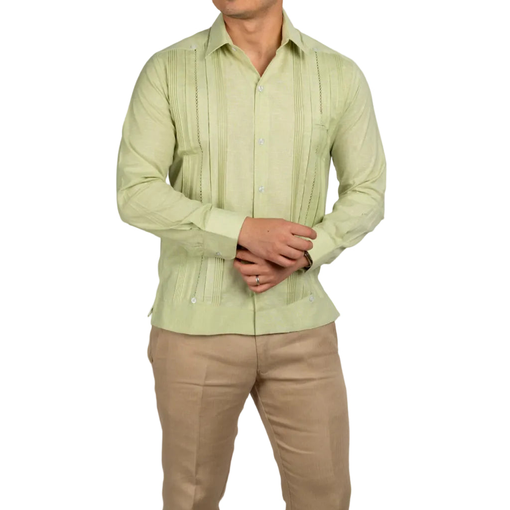 Yucatan Guayabera Model Tahdziu