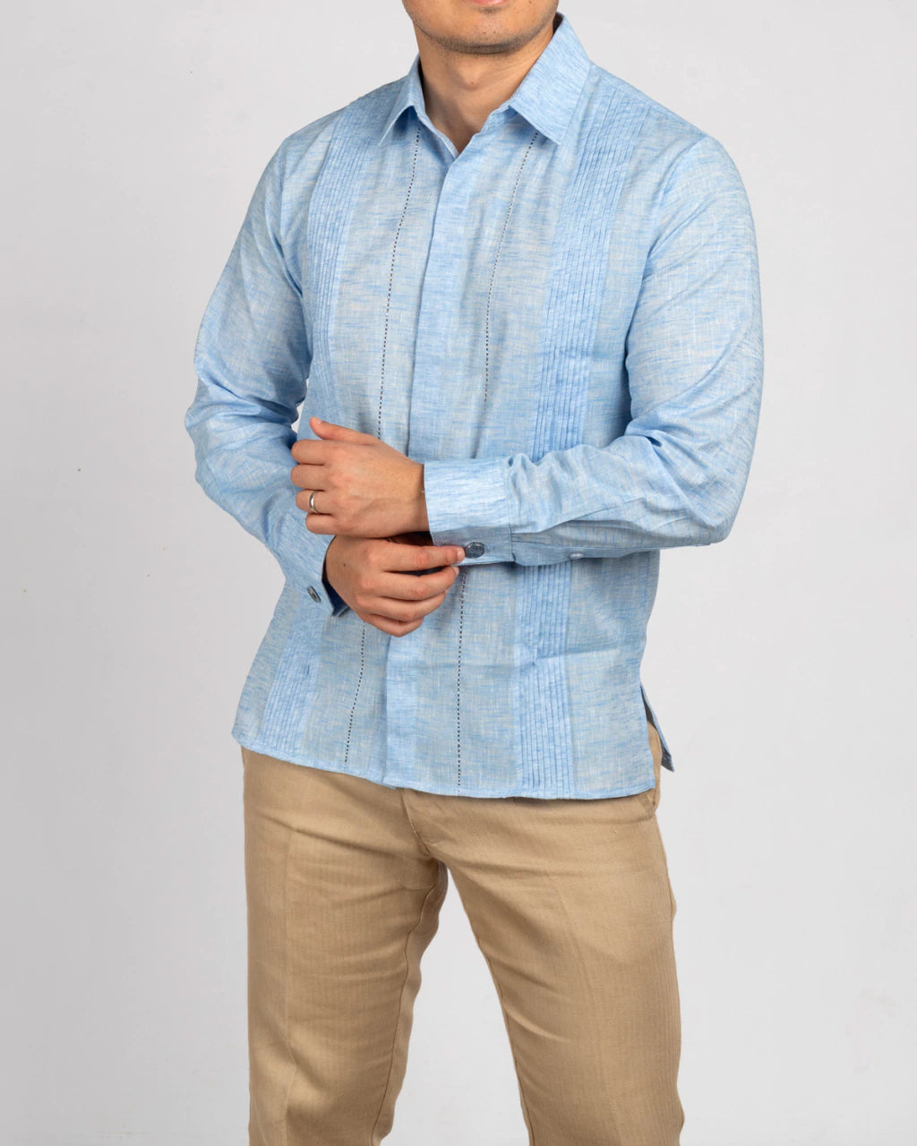 Yucatan Guayabera Tahmek Model Slim Fit