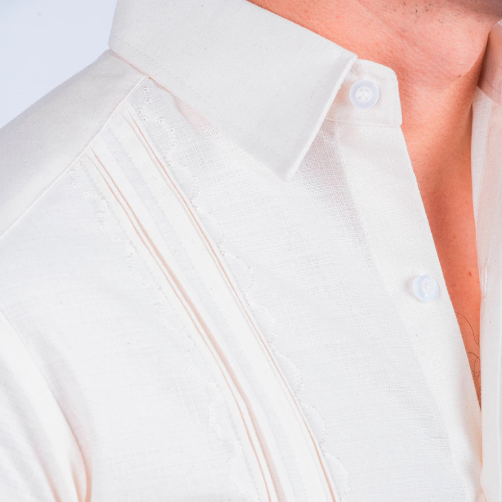 Sacalum-style guayabera