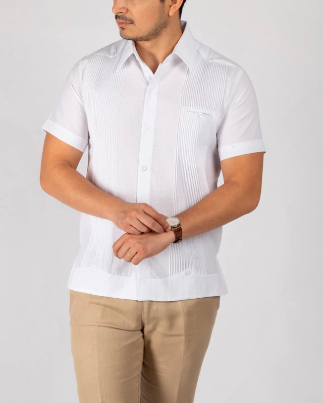 Guayabera Mod Cuncunul Manga Corta