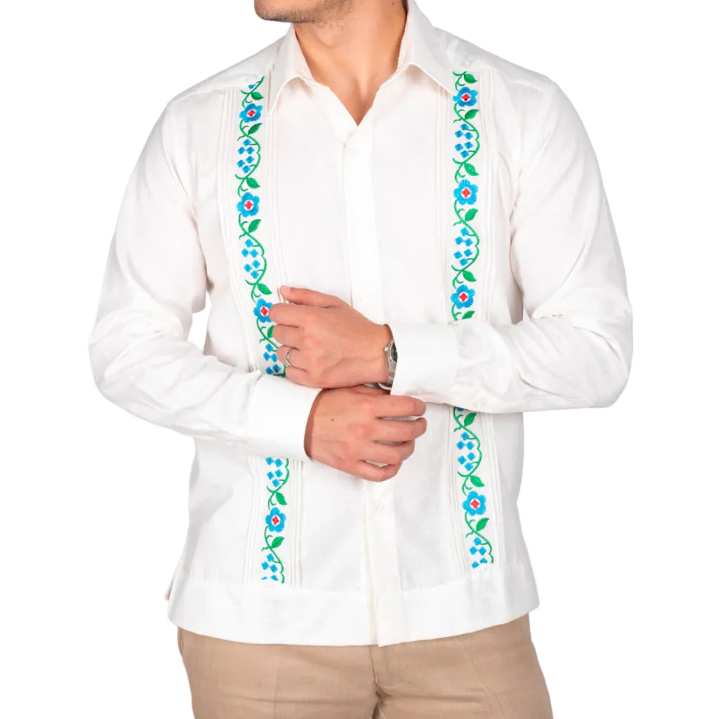 Guayabera Yucateca Camisa Peto Para Hombre Dezendo