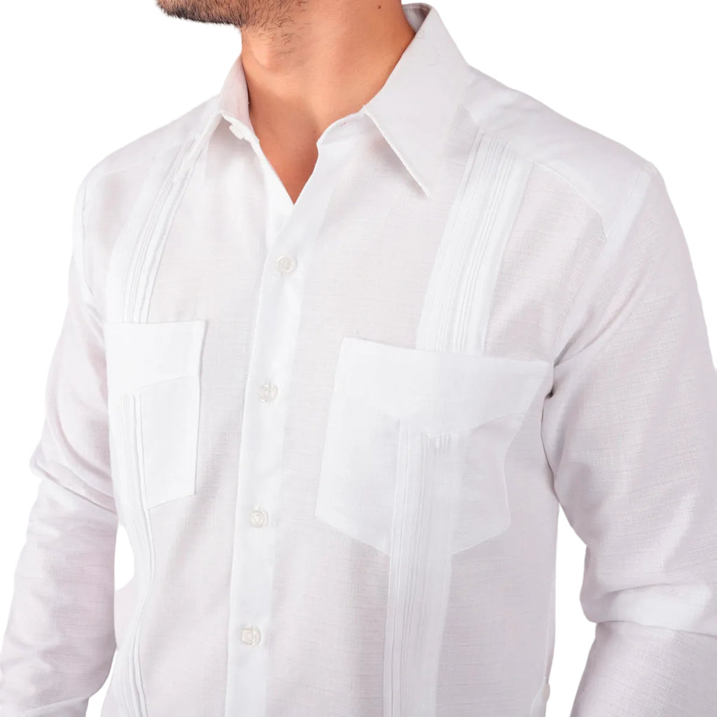 Guayabera Diplomática De Lino Mod Abala