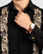 Embroidered Yucatecan Guayabera Maní Model