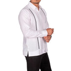 Yucatecan Guayabera with Oxkutzcab embroidery