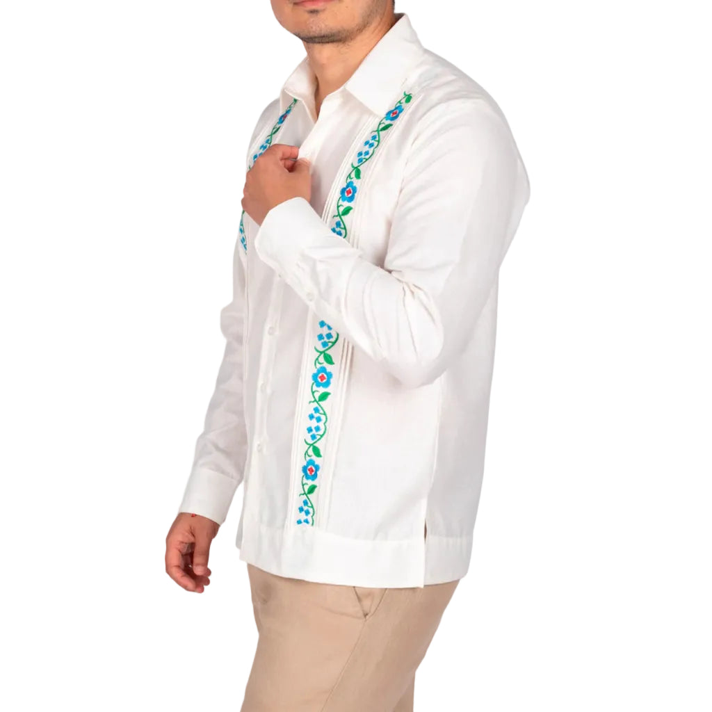 Guayabera Yucateca Camisa Peto Para Hombre Dezendo