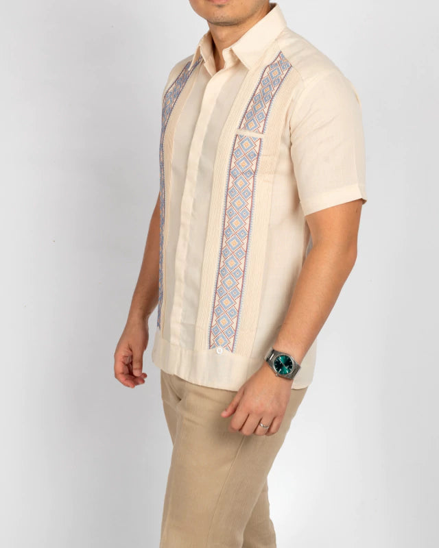 Guayabera Yucateca Bordada Mod Sucilá