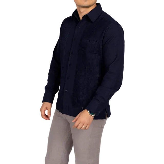 Guayabera Presidencial De Lino Mod. Cuncunul