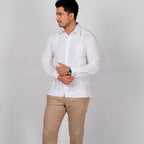 Guayabera Yucateca Mod Seyé manga larga
