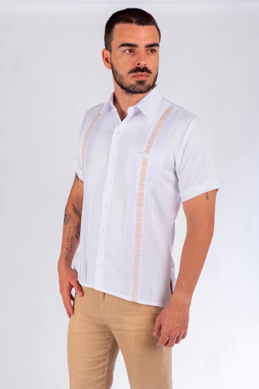 Guayabera mod. Calotmul silk touch