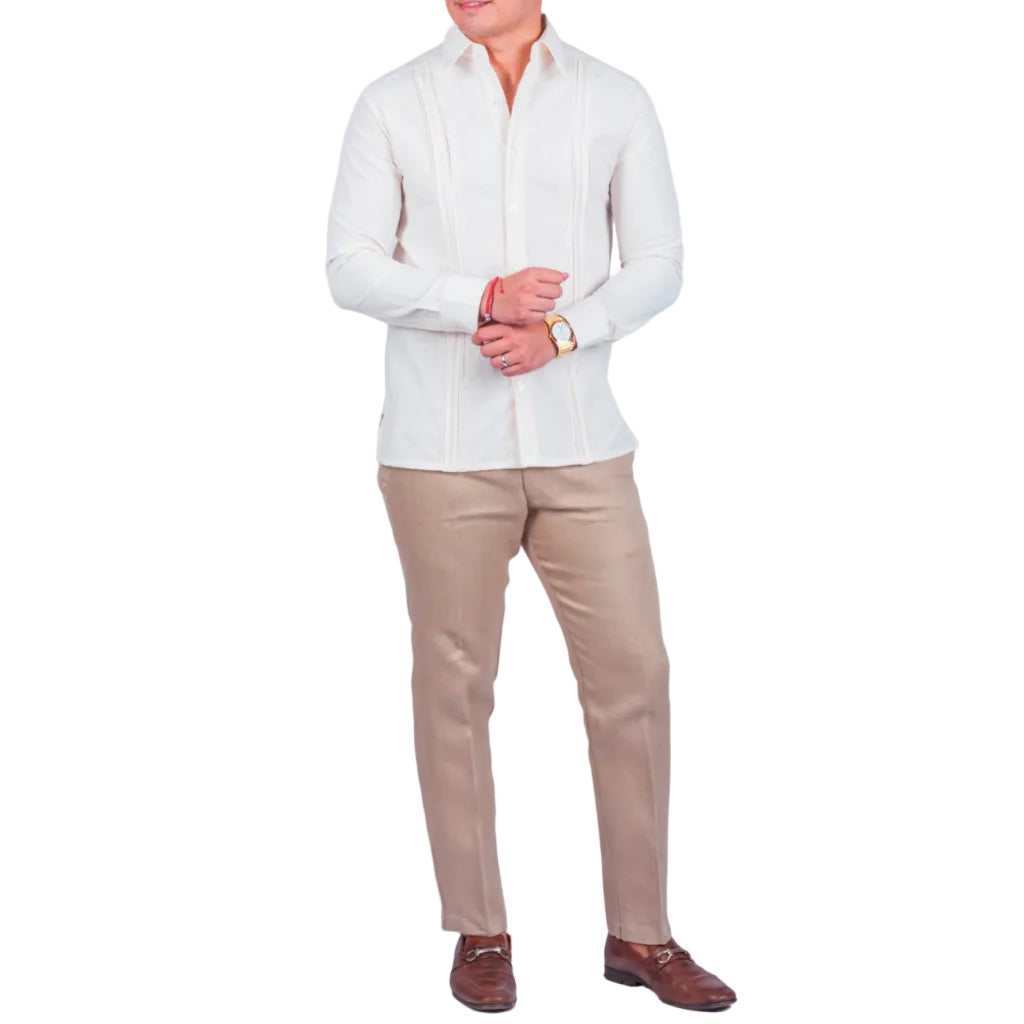Sacalum-style guayabera