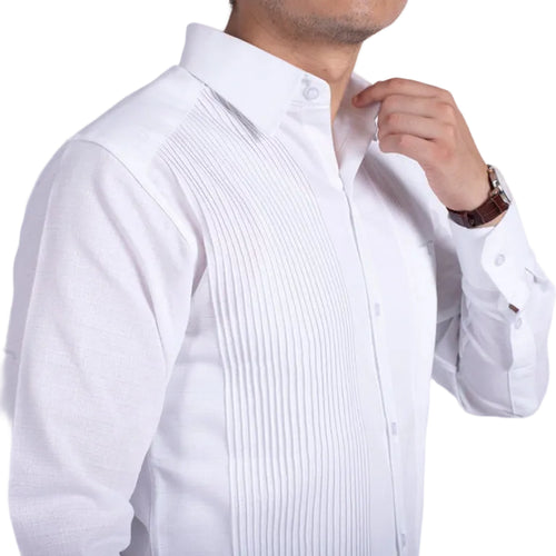 Guayabera Presidencial De Lino Mod. Cuncunul