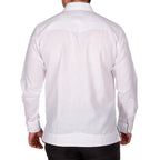 Yucatecan Guayabera with Oxkutzcab embroidery