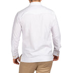 Men's Embroidered Linen Guayabera Shirt Yucatecan Mod Kopoma