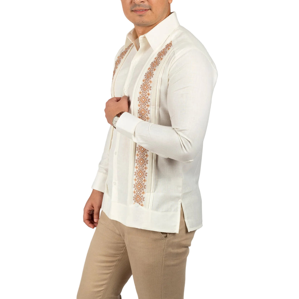 Hand-Embroidered Guayabera Suma Model