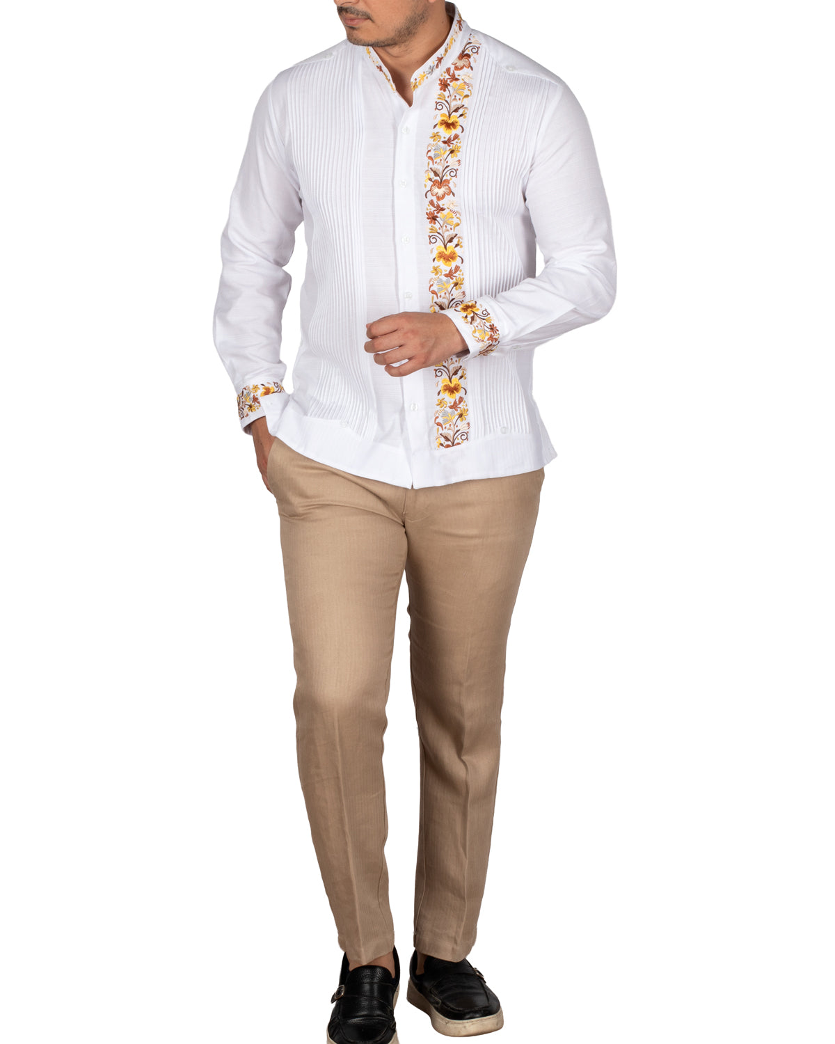Hummingbird Model Guayabera