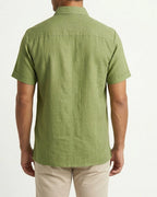 Yucatan Men's Embroidered Guayabera, Santa Elena Model
