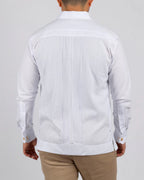 Guayabera Mod. Hoctún En Alforzado De Cola De Ratón