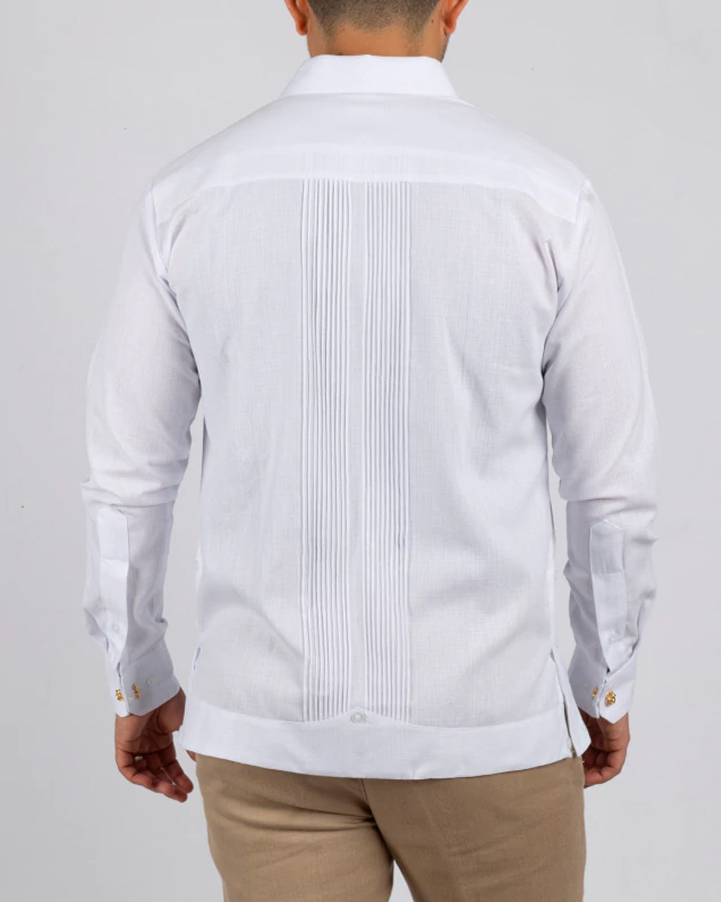 Guayabera Mod. Hoctún En Alforzado De Cola De Ratón