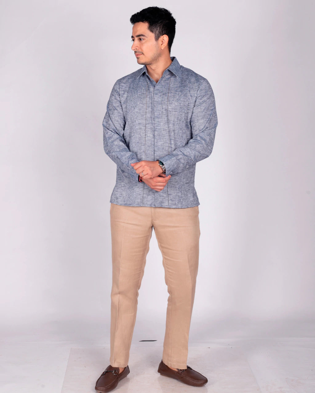 Yucatecan Guayabera, Tahmek model, Slim Fit