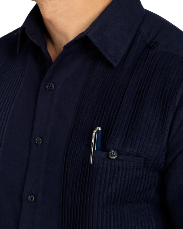 Guayabera Presidencial De Lino Mod. Cuncunul