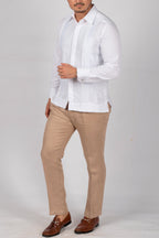 Guayabera Yucateca Mod Seyé manga larga