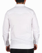 Yucatecan Guayabera with double embroidery Hummingbird Model