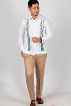 Guayabera Yucateca Bordada Mod. Teya