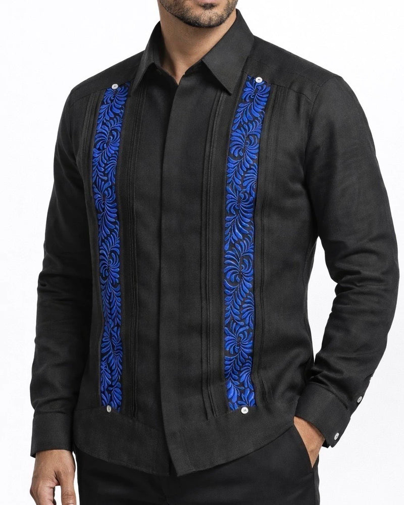 Guayabera Yucateca bordado mod Tetiz