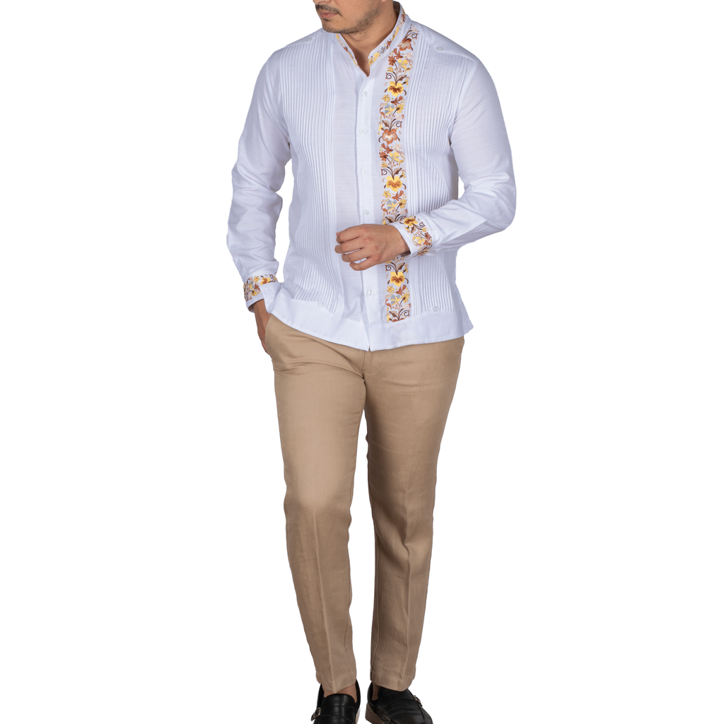 Hummingbird Model Guayabera