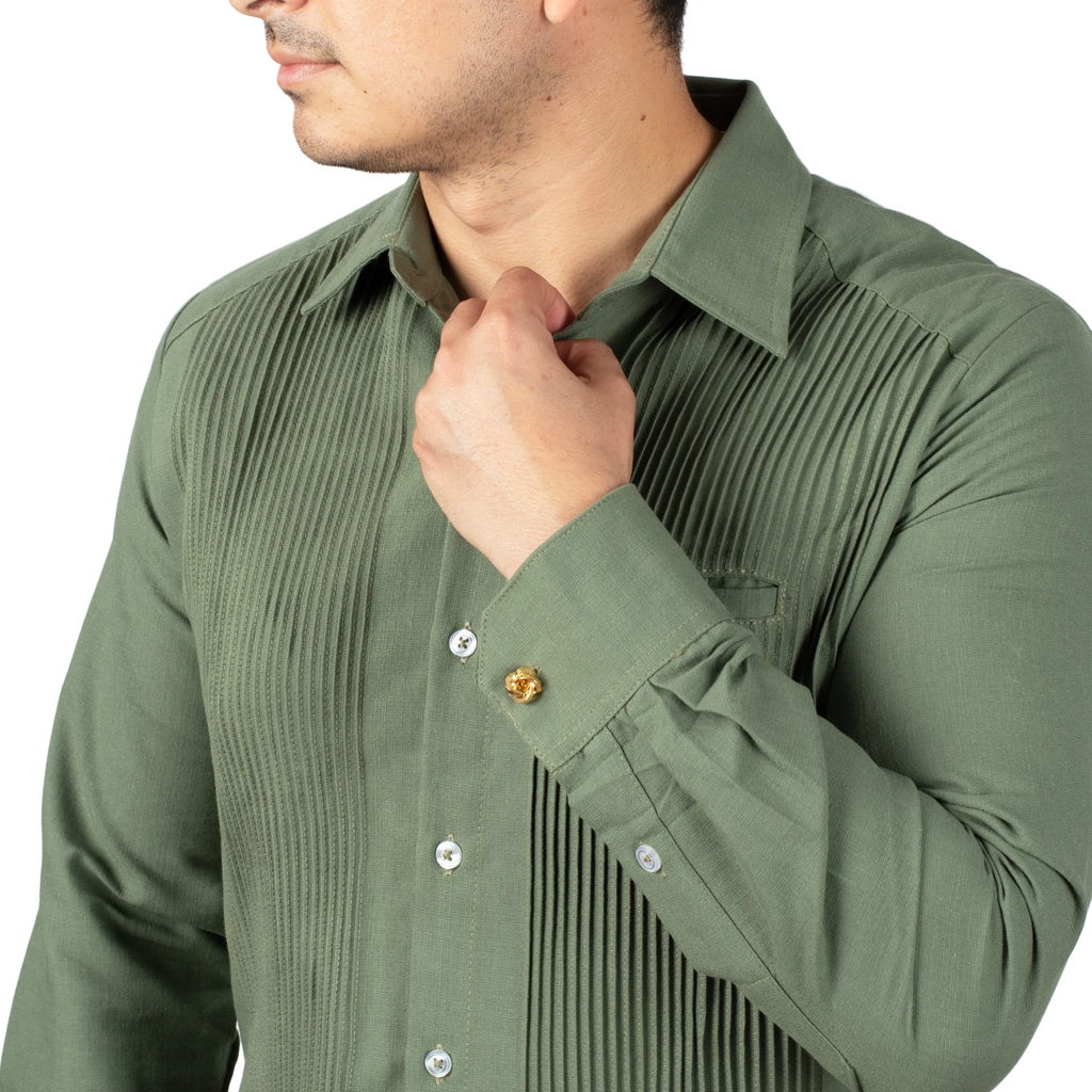 Guayabera Presidencial De Lino Mod. Cuncunul