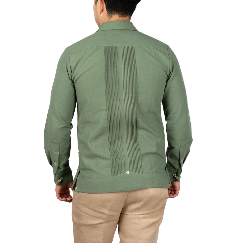 Guayabera Presidencial De Lino Mod. Cuncunul