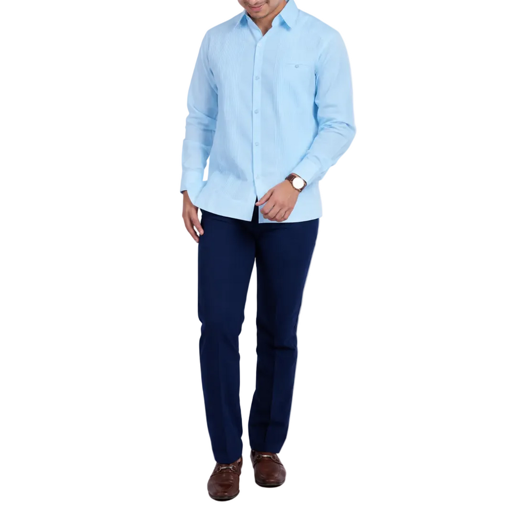Guayabera Presidencial De Lino Mod. Cuncunul